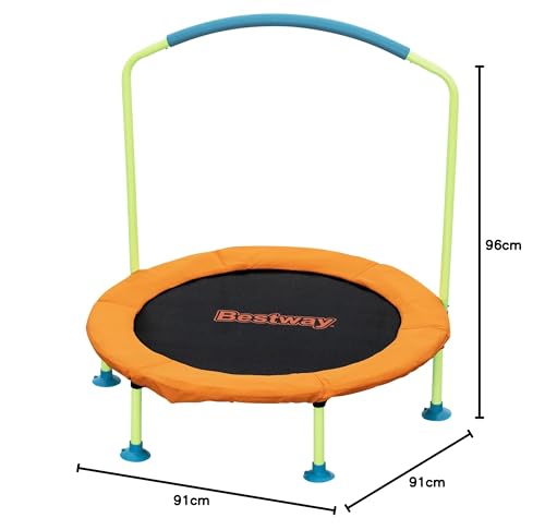 Bestway 59100 Tappeto Elastico Da Interni Wonderjump - Per Bambini, 91 Cm, Arancione - 7