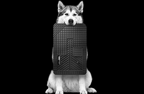 Husky Liners | Uni-Fit / Universal Automotive Floor Mats | Fits Cars, Trucks, Vans, Suv's | Black | 51502 | All Weather Protection | Easy Trim To Fit #TOP2