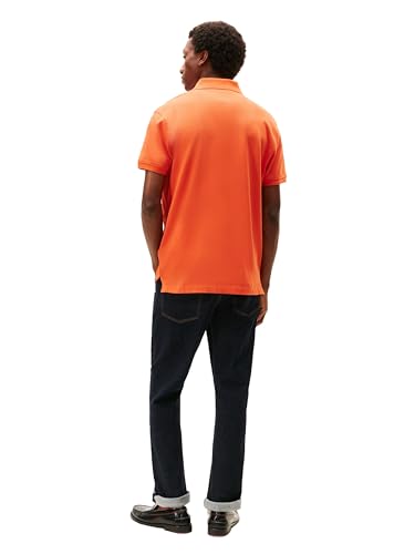 Image of Tommy Hilfiger Men's Short Sleeve Polo Shirts in Classic Fit with Stretch and Organic Pique Cotton