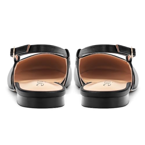 Women's Slingback Flats, Round Toe Flats for Women Dressy Casual Work Office Party, Women's Flats Dress Shoes4