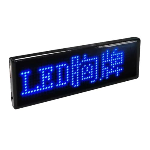 Module d'affichage A LED programmable avec texte nominatif et étiquette USB défilante