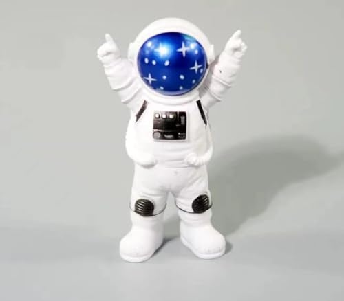 Image of VRB DecTM 3pcs Astronaut Miniature Showpiece Set for Home Decor, car Dashboard,Valentine,Living Room,Gifts Figurines,Cake Decoration Items-Resin (3 Pcs Small Blue Star Astronaut showpiece)