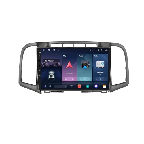 Car Radio para Toyota Venza 2008-2016 Android 15 9 Pulgadas Car Estéreo con BT GPS FM WiFi Cámara Trasera Multimedia Pantalla para, 8 Core 8G+256G