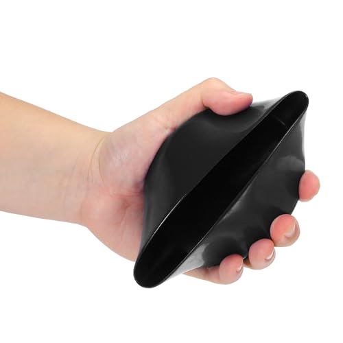 Image of uxcell 4pcs Rubber End Caps 110mm(4 5 /16 Inch) ID x 80mm(3 1 /8 Inch) H Vinyl Round End Cap Cover Screw Thread Protectors Black