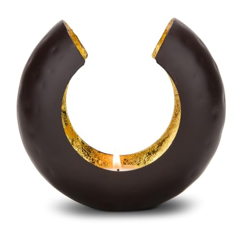 ROMINOX Geschenkartikel Teelichthalter//mit Goldfolienauskleidung,...