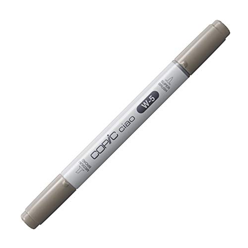 コピックマーカー W5 チャオ ペン先交換可能 ウォームグレー No.5の商品画像（Amazon）