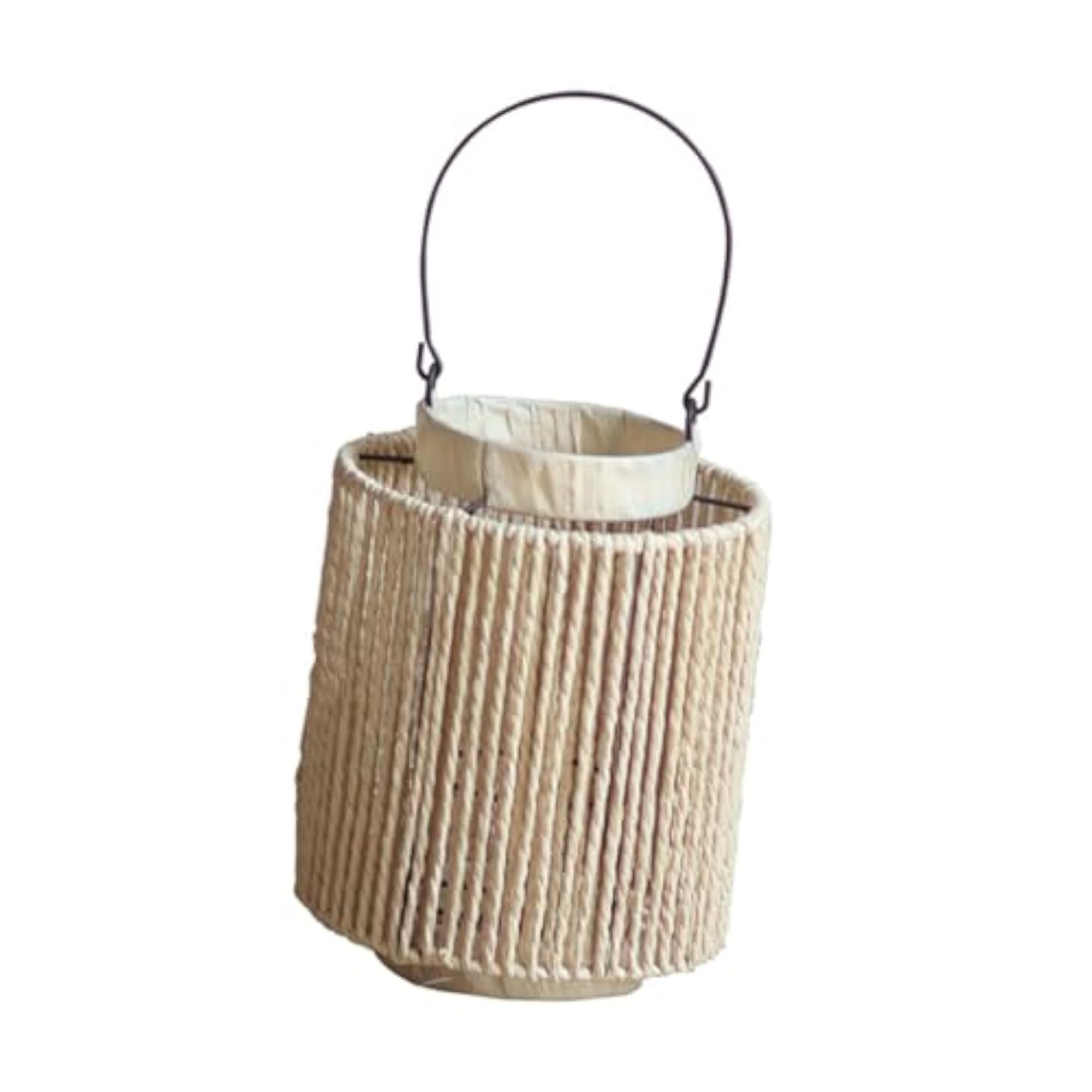 Woven Lantern Tea Light Candle Holder Rustic