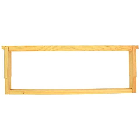GOODLAND BEE SUPPLY Beekeeping Beehive Body Super Foundation Deep Wood Frame Cover