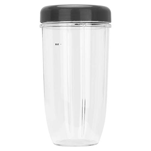 RASTKY Juego de piezas de repuesto para batidora con tapa de vaso, repuesto para batidora Nutri 900 W, gran capacidad, fácil de reemplazar, accesorio de batidora (taza grande 32 oz)