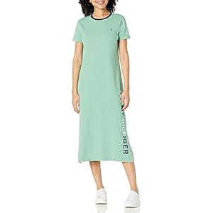 Tommy Hilfiger T-Shirt Short Sleeve Cotton Summer Dresses for Women
