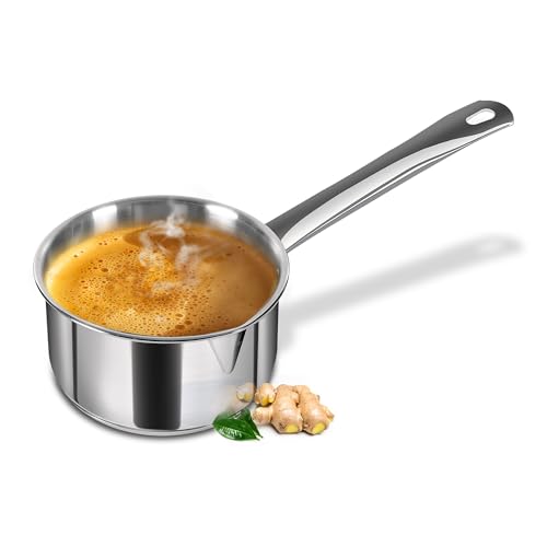 Milton Pro Cook Stainless Steel Tea Pan 1.6 Litre (16 cm), Sandwi...