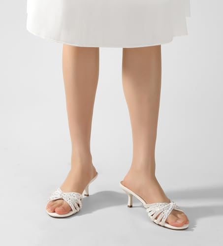 75% Off Ankis Women's Strappy Kitten Heel Sandals