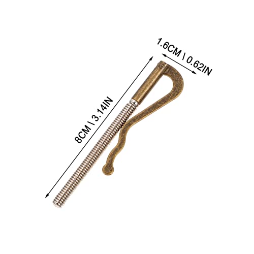 2Pcs Metal Spring Money Clips Cash and Credit Holders Compact Wallet Checkbook Organizers for Convenient Everyday Use4