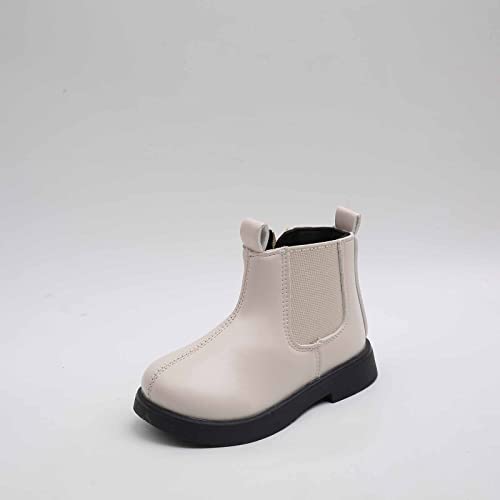 Girls PU Leather Ankle Boots Kids Bow Side Zipper Low Heel Outdoor Shoes for School Dress Up Little Kid/Big Kids2