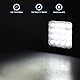 48W LED Arbeitsscheinwerfer Zusatzscheinwerfer 4560 Lumen Flutlicht Reflektor worklight Scheinwerfer Arbeitslicht 4inch 40mm Dicke für Traktor Bagger offroad SUV ATV UTE UTV 12V 24V (4)