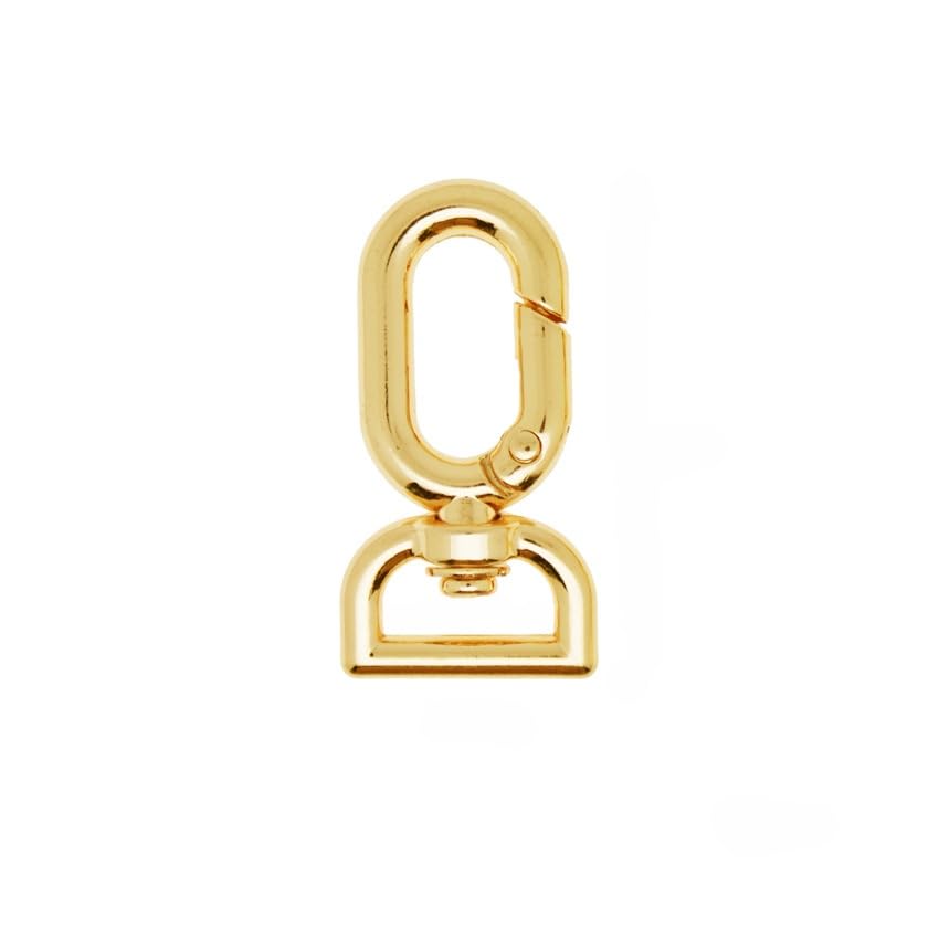 Swivel Clasps Hook, Snap Hook Swivel Clasp 9-25mm Multicolor 60 pcs(16mm Silver)