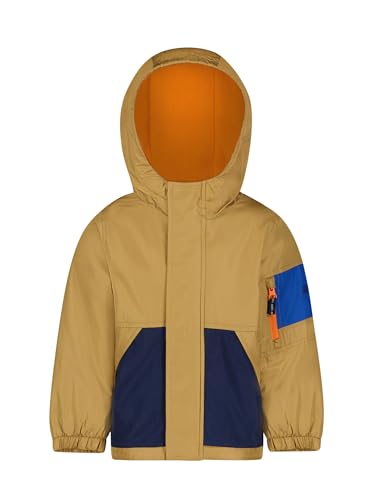Image of OSHKOSH B'GOSH Boys' Midweight Jersey Lined Hooded Jacket With Zipper Pocket