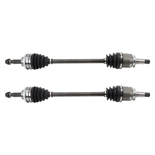 Image of TRQ Rear Driver and Passenger Side CV Axle Assembly Set 2 Piece Compatible with 2004-2006 Lexus RX330 AWD 2007-2009 RX350 AWD 2004-2007 Toyota Highlander