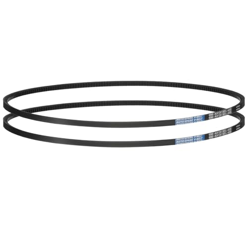 Image of AX55 Belt, Raw Edge Cogged Industrial Rubber EPDM V-Belt, Pack of 2