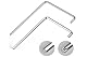 Fenster Einstellwerkzeug Set 2 Stück – Fensterbeschläge Ersatzteile für Montage und Justierung – Einstellschlüssel für Fenster – Perfekt für Fensterinstallation und Reparatu
