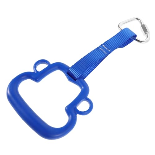 BRIGHTFUFU Gymnastics Equipment for Shaped Pull up Ring Kids Gym Ring Straps Easy to Install