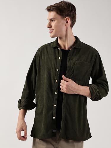 Image of Thomas Scott Men's Premium Slim Fit Oversized Corduroy Shacket