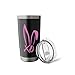 Bunnie XO Pink Logo Stainless Steel Insulated Tumbler