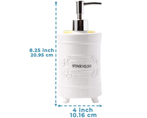 image for Comfify French Design Kitchen Soap Dispenser & Sponge Holder - Vanity 