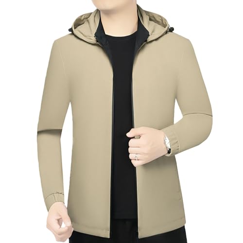 Veste à capuche homme haut de gamme style minimaliste chic