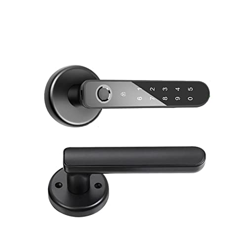 Serrure connectée Bluetooth TTLock avec empreinte biométrique et clé - 2
