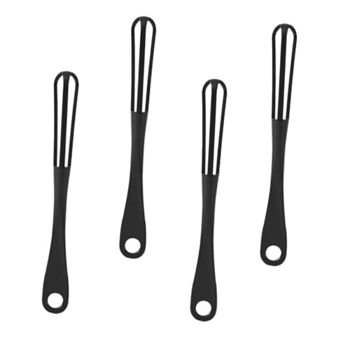 Imagen de DIYEAH 4 piezas Batidor Manual de Huevo Varillas de Inoxidable Pulido Ergonómico y Multifuncional para Mezclar Batir y Cocinar Cocina Doméstica Reutilizable