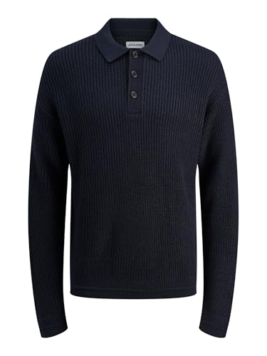 Jjkaito Knit Polo BF polo en maille respirante homme anti-froissement