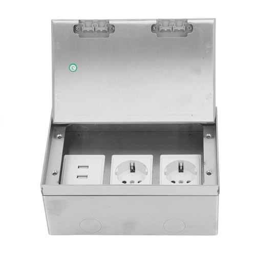 Boîtier de prise de sol étanche et ignifugé avec double chargeur USB Luocute