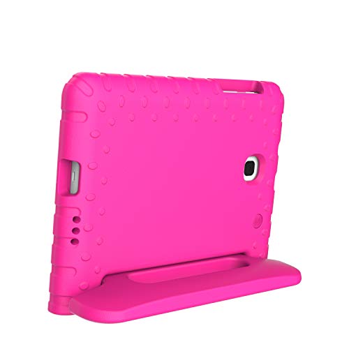 Bmouo Kids Case For Samsung Galaxy Tab A 8.0 2018 Sm-T387, Shockproof Light Weight Protective Handle Stand Kids Case For Galaxy Tab A 8.0 Inch 2018 Release Sm-T387 - Rose #TOP6