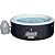 Coleman 4 Person Capacity Inflatable Portable Round Hot Tub with 60 Air Jets, Tub Cover and Pump, Durable Thick Material for Outdoor Use, Black