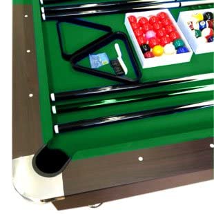 Foto von Billardtisch 8ft Full OPTIONAL Vintage GRÜN Billard Billard-Spiel Messung 220 x 110 cm Neue GRÜN