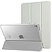 MoKo Case Fit iPad Pro 9.7 - Slim Lightweight Smart Shell Stand Cover with Translucent Frosted Back Protector Fit Apple iPad Pro 9.7 Inch 2016 Release Tablet ONLY, Silver (with Auto Wake/Sleep)