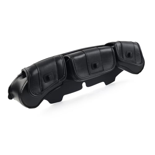 FSFY Powersports Alforjas, Bolsa de parabrisas con 3 bolsillos para modelos Harley Electra Glide, Street Glide y Trike 96-13 miniatura 1