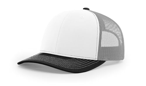 Image of Richardson 112 Trucker Hat - Premium Blank Baseball Cap, Adjustable Snapback Hat - Structured Six Panel Richardson Blank Hats