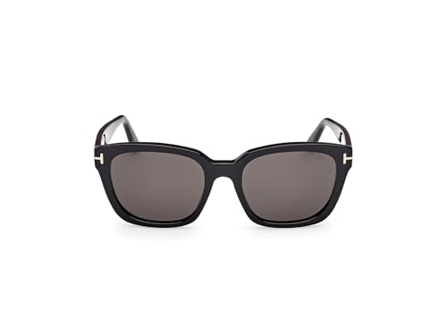 Tom Ford Haylay Smoke Square Ladies Sunglasses FT1216 01A 532