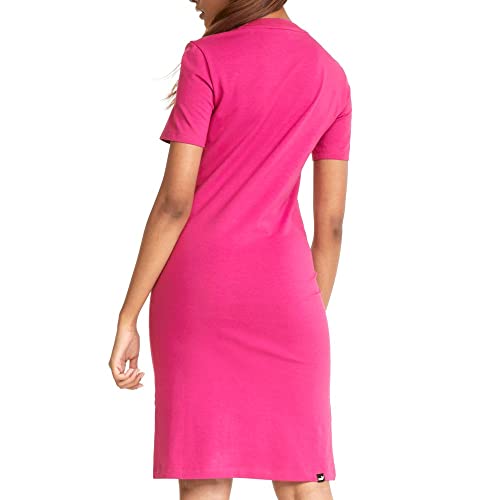 Puma Women's Plus Size Essentials Slim Tee Dress, Festival Fuchsia, 3X #TOP1