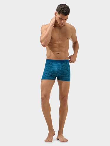 Image of Bummer Men's Premium Cotton Underwear | Fine Combed Cotton with Elastane for Stretch | Ultra Breathable Innerwear | Soft Fabric & No-Roll Waistband | Printed Trunks & Inner Combo for Men