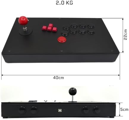 FightBox M7-PC Keyboard Button Leverless Arcade Fight Stick Game Controller Compatible With PC/PS3/Switch — 사진 7