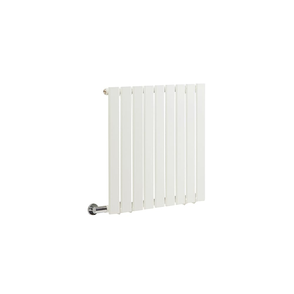 Milano Alpha 600W White Horizontal Single Flat Panel WiFi Electric Radiator - 635mm x 630mm