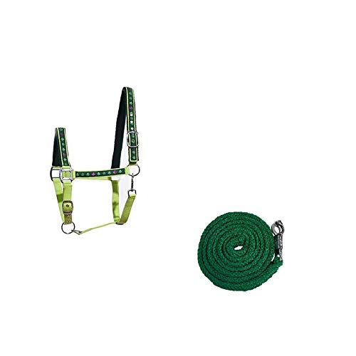 German Riding Ensemble de licol rembourré pour sapin de Noël (vert clair) Cover