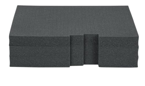 Gator Cases grw-drwfoam-3 rackworks Ersatz geschichteter Schaumstoff für 3U Rack Schublade Einsatz
