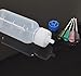 Expesumas 6 Pcs Glue Applicator Bottles, 30ml Plastic Squeezable Dropper Bottles with Blunt Needle Tip 14ga 16ga 18ga 20ga for Glue Applications, Paint Quilling Craft and Oil