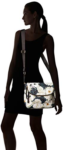 Karl Lagerfeld Paris Cara Flap Messenger Bag, forest multi Floral