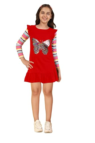 Image of KYDA KIDS 100% Cotton Long t-Shirt for Girls - Full Sleeve Tops