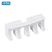 PATIKIL Badminton Stringing Racquet Load Spreader, 2 Pack Embedded Racket High Pounds Load Adapter Protector Stringing Machine Tool, White